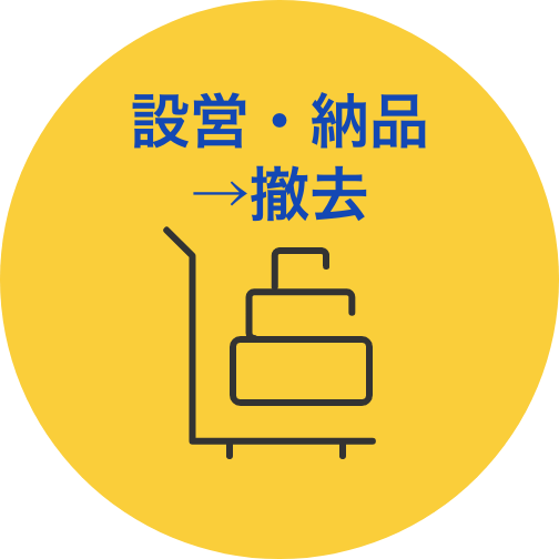 設営・納品・撤去